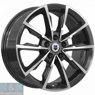 Колесный диск K&K Меренге (КС902) 7.5x17/5x114.3 ET40 D67.1 алмаз черный