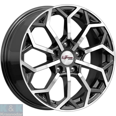 Колесный диск iFree Спейс-Нидл (КС100) 6.5x16/5x114.3 ET38 D67.1 Блэк Джек