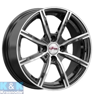 Колесный диск iFree Калибр (КС1117-01) 6x15/4x98 ET35 D58.5 Блэк Джек