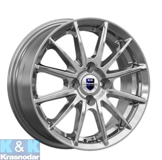 Колесный диск K&K Квант (КС960-04) 5.5x14/4x100 ET40 D56.6 дарк платинум