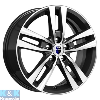 Колесный диск K&K Rassvet (КС868) 6.5x16/5x108 ET40 D67.1 алмаз черный