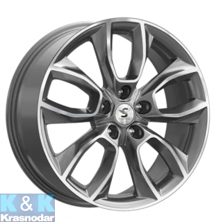 Колесный диск K&K КР001 (18_Kodiaq) (КР001) 7x18/5x112 ET43 57.1 Diamond gloss graphite