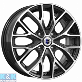 Колесный диск K&K Лилиом (КС891) 6x16/4x100 ET45 D67.1 алмаз черный