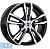 Колесный диск K&K Samara-ориг. (КС866) 6x16/4x100 ET37 D60.1 алмаз черный