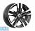 Колесный диск K&K Висмут (КС100) 7x16/5x114.3 ET45 D67.1 алмаз черный