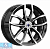Колесный диск K&K Фрост (КС1048-01) 6.5x15/5x100 ЕТ38 D57.1 алмаз черный